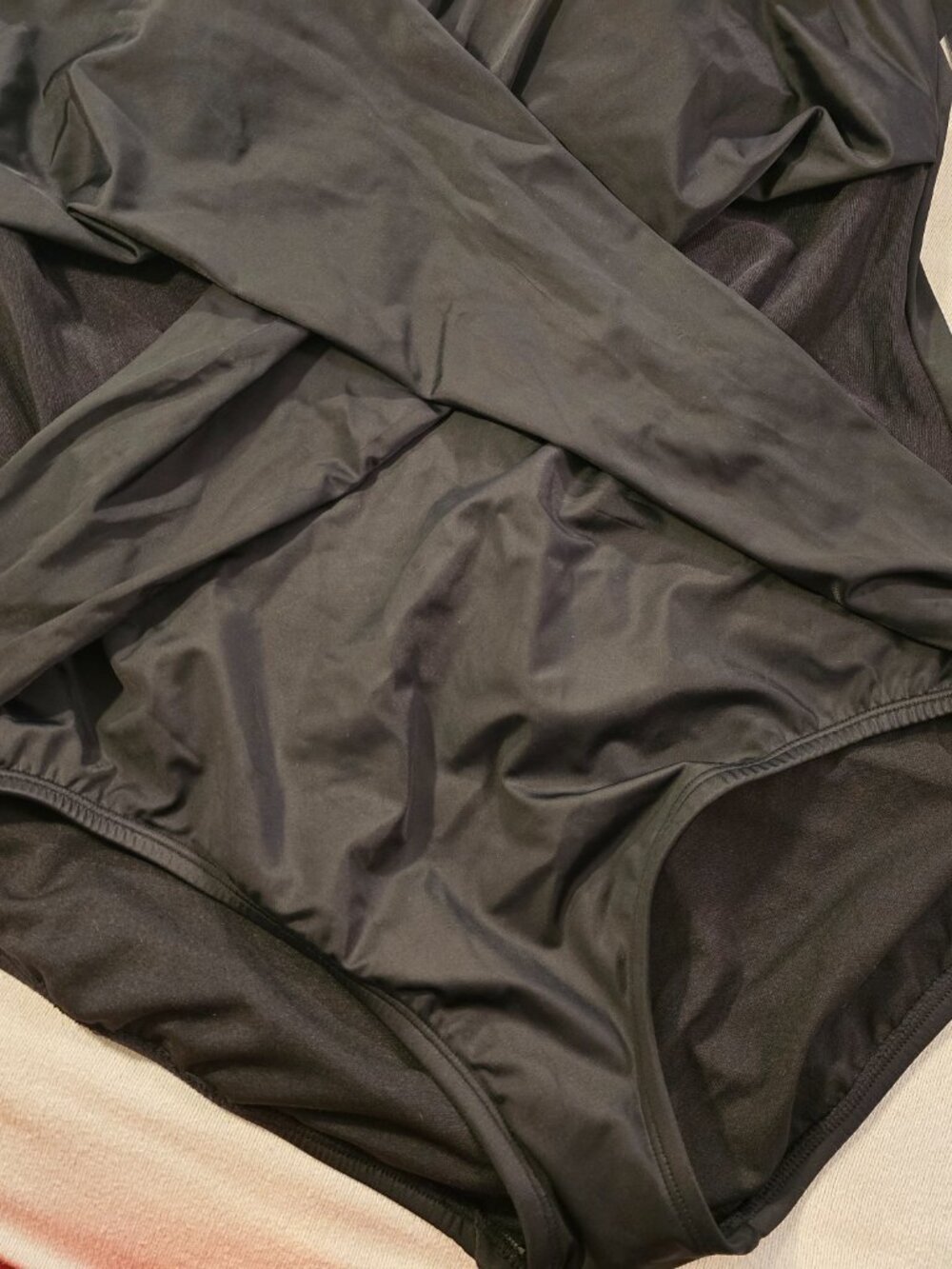 Embrace Your Curves by Miracle Brands Swimsuit Black One Piece 2X NWT - Picture 5 of 16